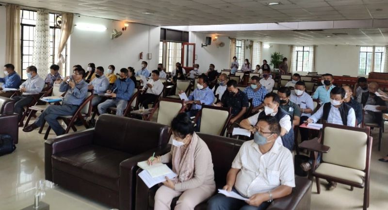 Participants during the one-day orientation programme on PPC for GPDP 2022-23. (Photo Courtesy: RD Department)